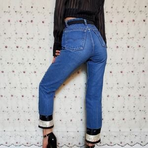 Vintage Levis Jacquard Ankle Jeans